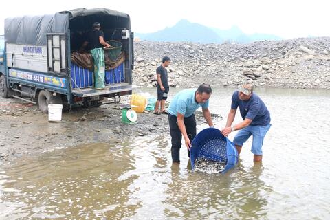 Trên 100 hộ dân tham gia chương trình tái tạo nguồn lợi thủy sản