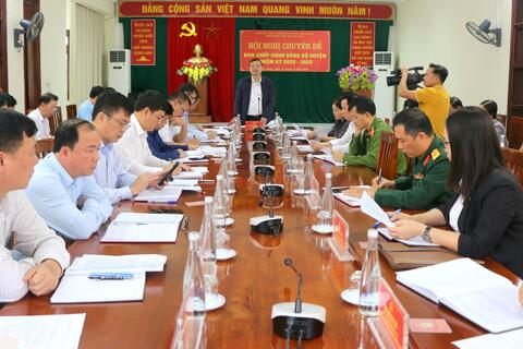 Hội nghị chuyên đề BCH Đảng bộ huyện Na Hang nhiệm kỳ 2020 – 2025