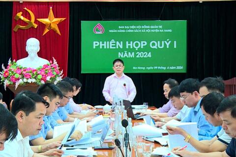 Ngân hàng CSXH huyện Na Hang phấn đấu dư nợ cho vay đạt 394 tỷ đồng