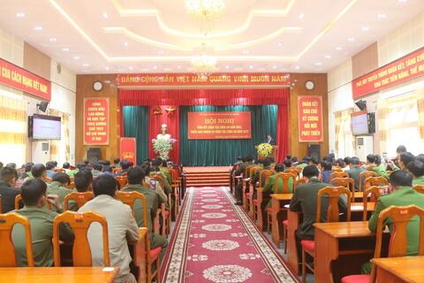 Công an huyện Na Hang tổ chức hội nghị tổng kết công tác năm 2022 và triển khai nhiệm vụ năm 2023