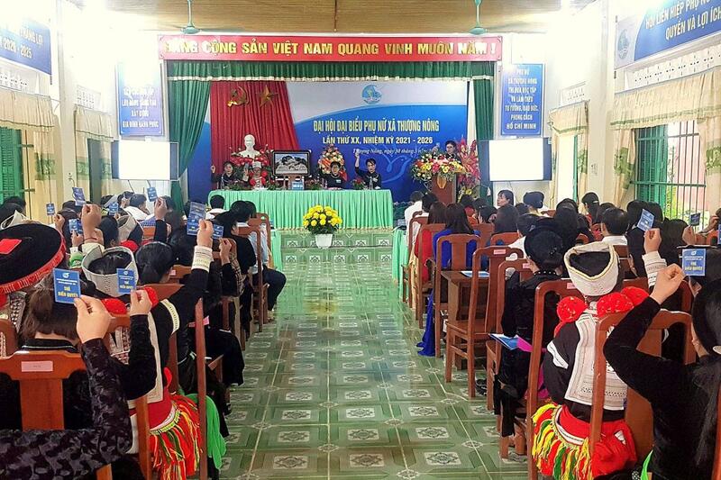 Đại hội đại biểu Hội LHPN xã Thượng Nông nhiệm kỳ 2021 - 2026