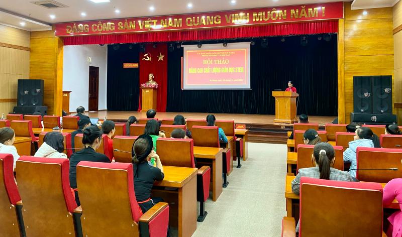 Ngày hội STEM ngành giáo dục và đào tạo huyện Na Hang năm 2023 -1